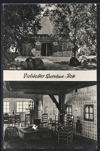 AK Vielstedt / Hasbruch, Strackerjan`s Gasthof und Bauernhaus
