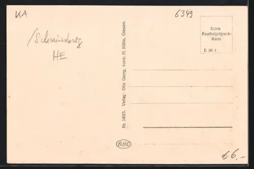 AK Elgershausen, Waldhof, Prinz Albrechthaus, Frontansicht