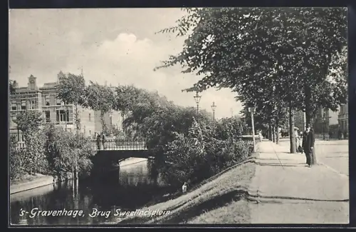 AK 's-Gravenhage, Brug Sweelinckplein