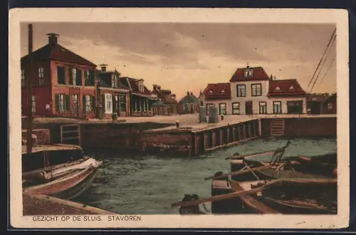 AK Stavoren, Gezicht op de sluis