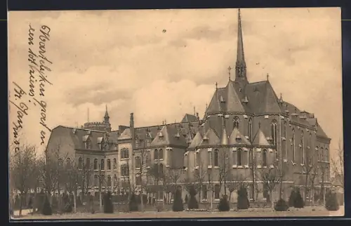 AK Tilburg, Missiehuis, Achtergevel