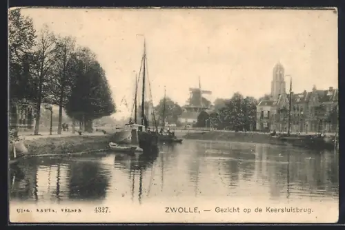 AK Zwolle, Gezicht op de Keersluisbrug