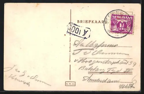 AK Giethoorn, Zuid, Ingang Dorp