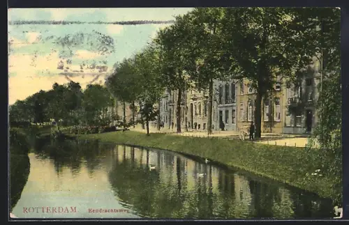 AK Rotterdam, Gezicht op Eendrachtsweg