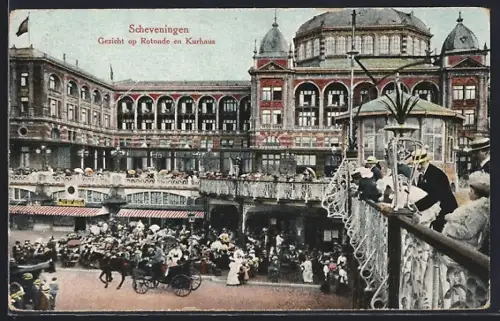 AK Scheveningen, Gezicht op Rotonde en Kurhaus