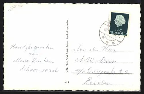 AK Schoonoord, Panorama mit Fährboot