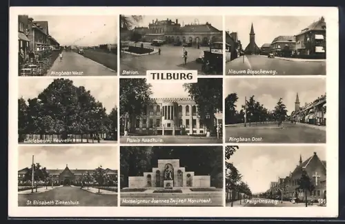 AK Tilburg, Paleis Raadhuis, Station, Ringbaan Oost