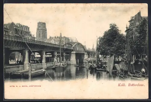 AK Rotterdam, Kolk, Panorama