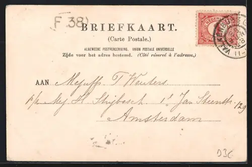 AK Valkenberg, Schriftzug Groeten uit Valkenberg mit Kirche, Brücke und Strassenpartie