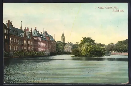 AK `s Gravenhage, Hofvijver