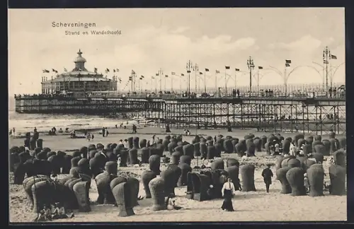 AK Scheveningen, Strand en Wandelhoofd