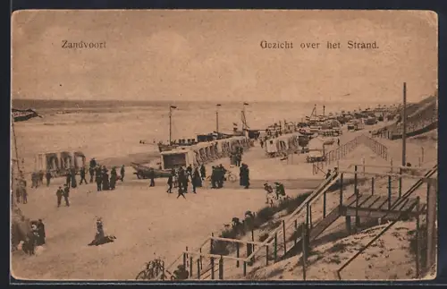 AK Zandvoort, Gezicht over het Strand