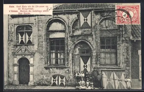 AK Sluis, Oud Huis uit de 13e eeuw op de Hoogstraat