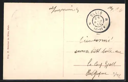 AK Sluis, Oud Huis uit de 13e eeuw op de Hoogstraat