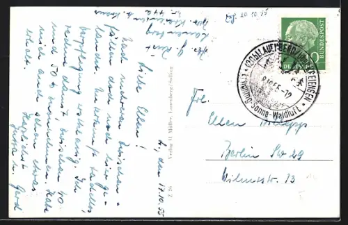 AK Lauenberg /Solling, Ruine Löwenburg, Petersberg, Henneckenberg