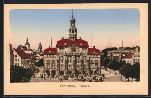 AK Lüneburg, Partie am Rathaus