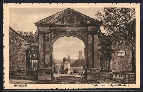 AK Helmstedt, Portal des Ludgeri-Klosters