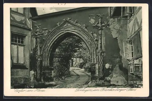 AK Goslar am Harz, Torbogen am Frankenberger Plan