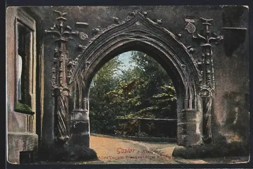 AK Goslar a. Harz, Altes Tor am Frankenberger Kloster