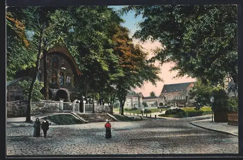AK Goslar am Harz, Domkapelle und das Kaiserhaus