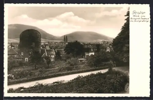AK Goslar, Blick vom Bismarck-Denkmal am Georgenberge
