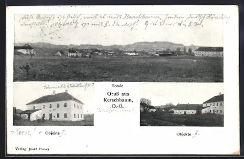 AK Rainbach im Mühlkreis, Kerschbaum, Panorama der Ortschaft