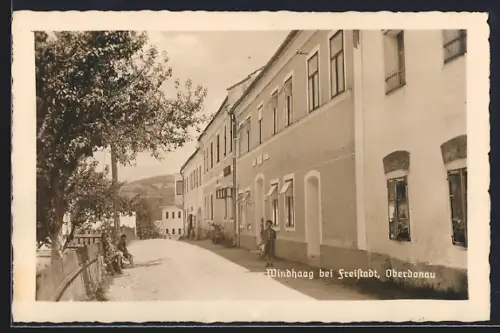 AK Windhaag bei Freistadt, Kinder im Ort
