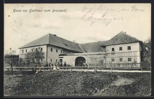 AK Bad Leonfelden, Gasthaus zum Brunwald