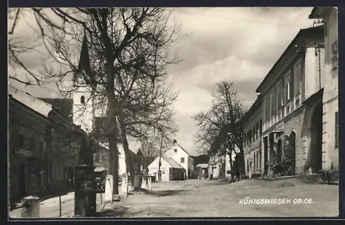 AK Königswiesen, Marktplatz mit Tabak-Traffik