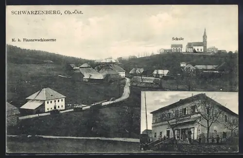 AK Schwarzenberg, k.k. Finanzwachkaserne, Schule