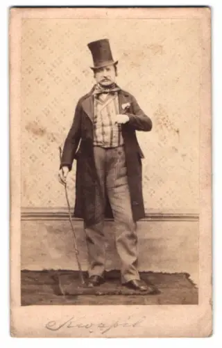 Fotografie L. T. Neumann, Wien, Johann Kwapil, österreichischer Schauspieler und Volkssänger