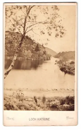Fotografie P. Ewing, Kinross, Ansicht Glasgow, Blick auf Loch Katrine