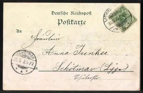 Lithographie SM Torpedoboots-Division auf dem Rhein, Divisionsboot D4