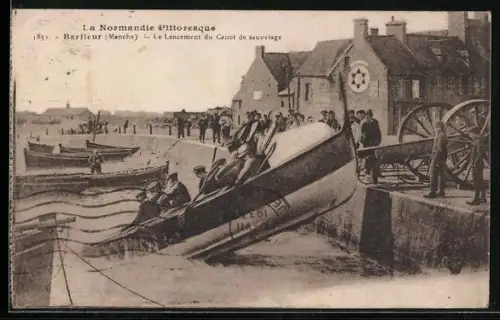 AK Le Lancement du Canot de sauvetage, Seenotrettung