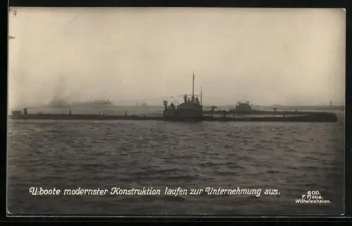 AK U-Boote laufen zur Unternehmung aus