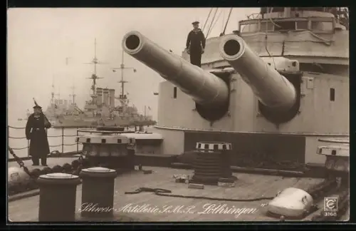 AK Schwere Artillerie S. M. S. Schlesien, Kriegsschiff