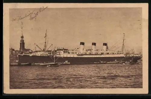 AK Passagierschiff Cap Polonio im Hafen anliegend