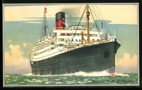 AK Cunard Passagierschiff RMS Scythia