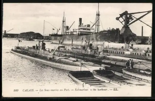 AK U-Boote im Hafen