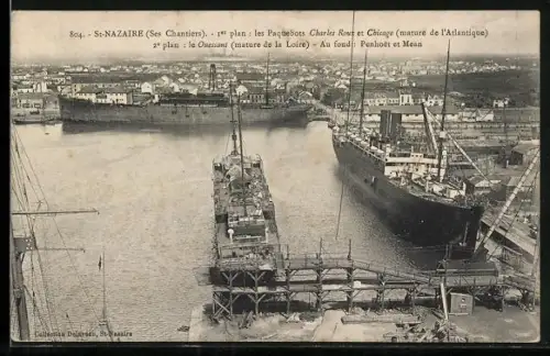 AK Passagierschiff Charles Roux et Chicago