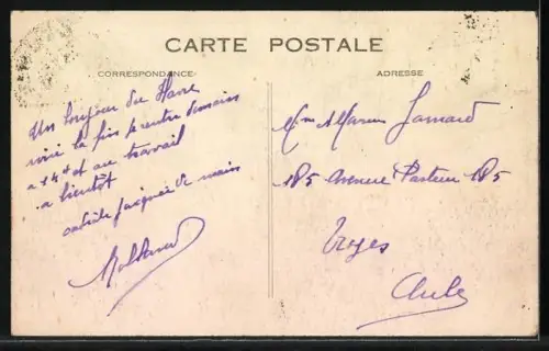 AK Passagierschiff Lafayette vor Anker