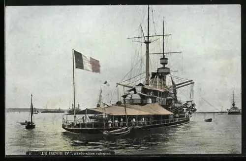 AK Le Henri IV, Garde-côtes cuirassé, Französ. Kriegsschiff