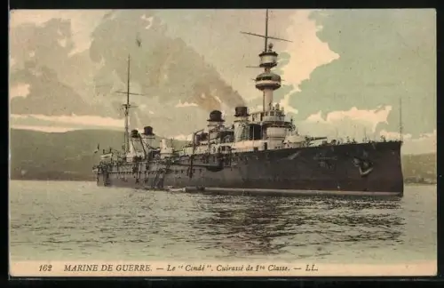 AK Marine de Guerre, Le Condé, Cuirasse de 1. Classe, Kriegsschiff