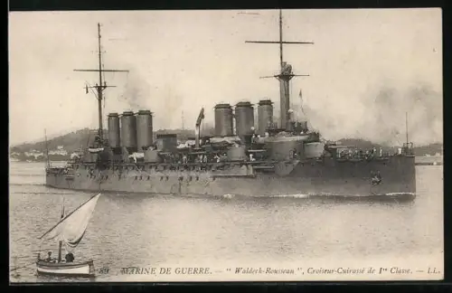 AK Kriegsschiff Waldeck-Rousseau, Croiseur-Cuirassé de 1er Classe