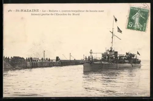 AK Kriegsschiff Baliste, contre-torpilleur