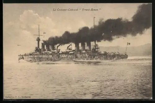 AK Kriegsschiff Ernest-Reman, Croiseur-Cuirassé