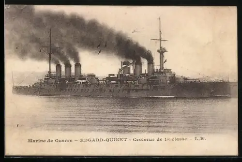 AK Kriegsschiff Edgard-Quinet, Croiseur de 1er Classe
