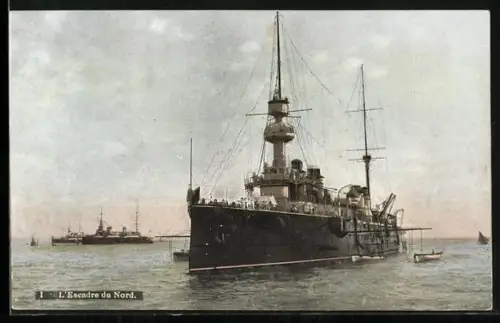 AK Kriegsschiff L`Escadre du Nord