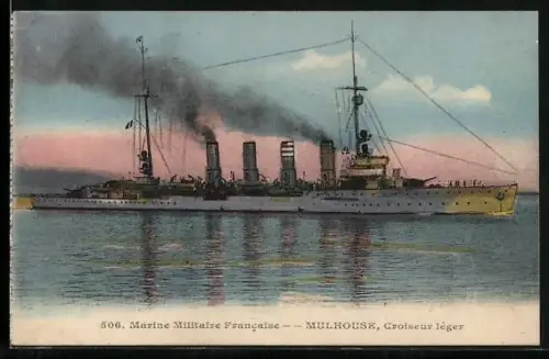 AK Kriegsschiff Mulhouse, Croiseur léger