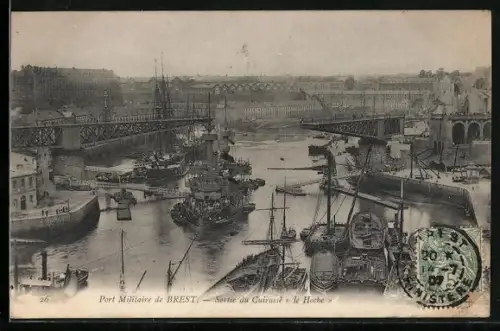 AK Kriegsschiff Cuirassé le Hoche